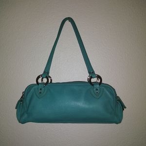 Marc Jacobs Turquoise Leather Satchel